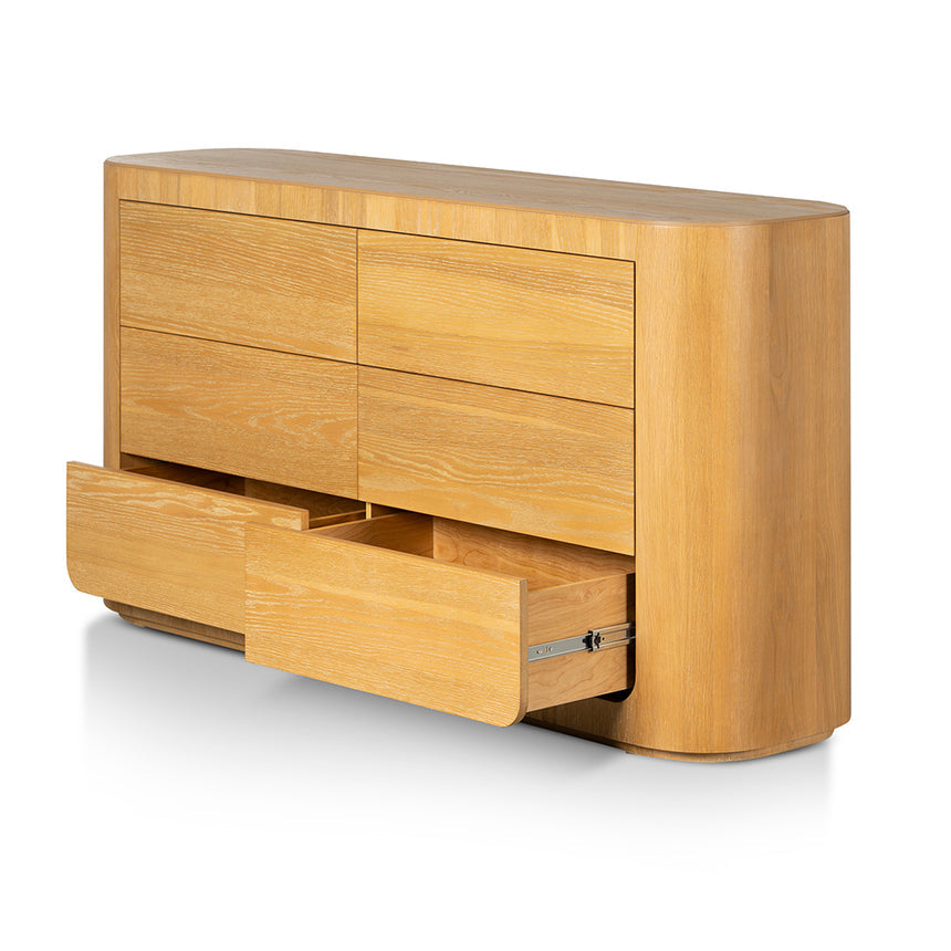 1.6m Dresser Unit - Dusty Oak - View 6