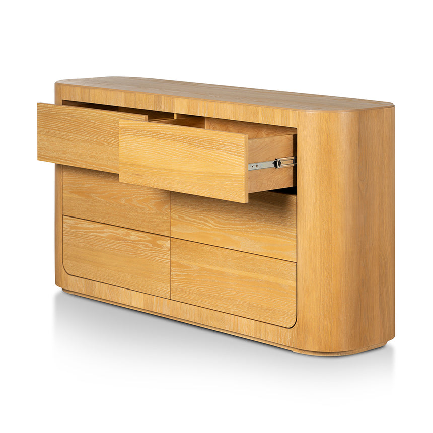 1.6m Dresser Unit - Dusty Oak - View 10