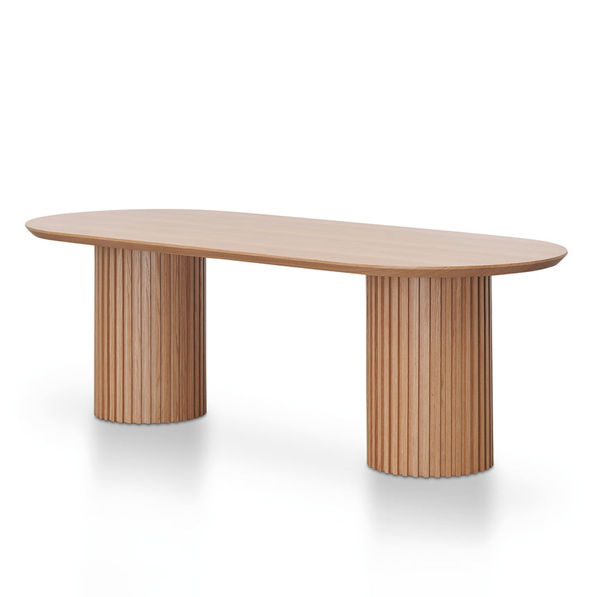2.4m Dining Table - Natural - View 4