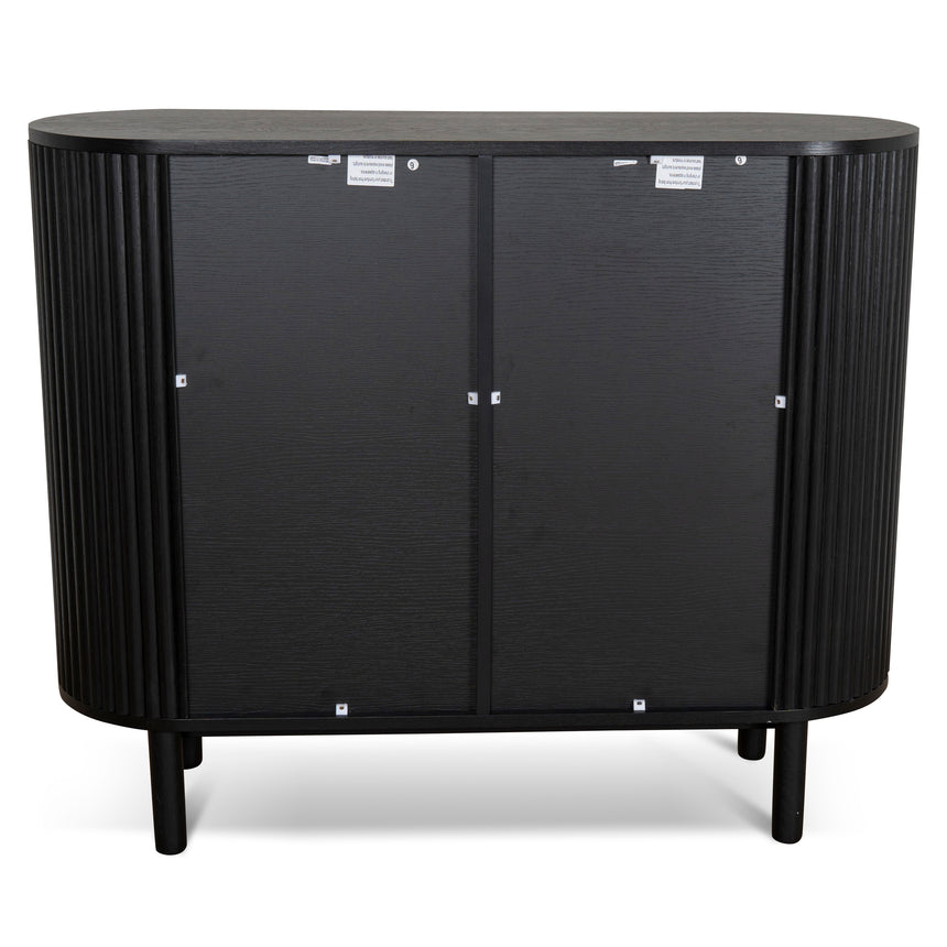 1.2m Sideboard Unit - Full Black - View 14