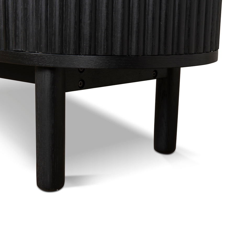 1.2m Sideboard Unit - Full Black - View 7