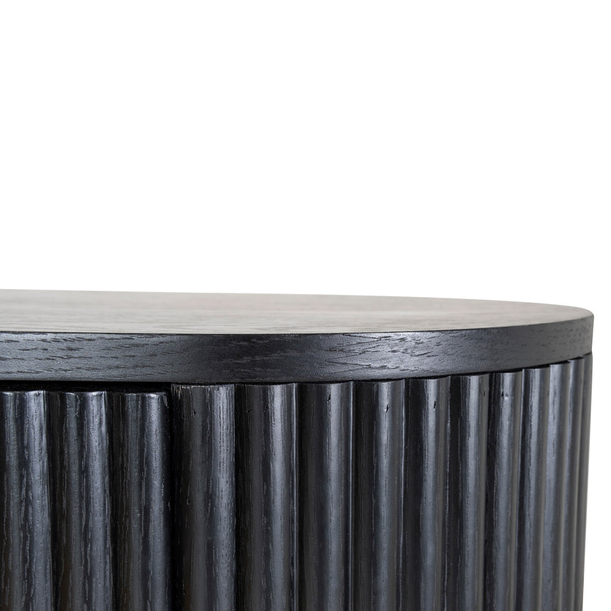 1.6m Sideboard Unit - Full Black - View 12