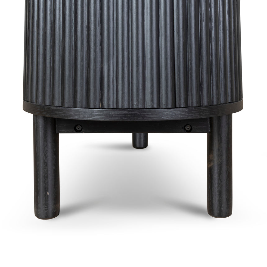 1.6m Sideboard Unit - Full Black - View 16