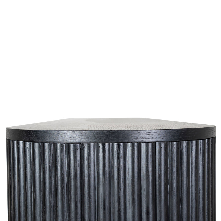 1.6m Sideboard Unit - Full Black - View 17
