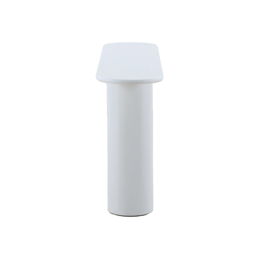 1.7m Console Table - Full White - View 3