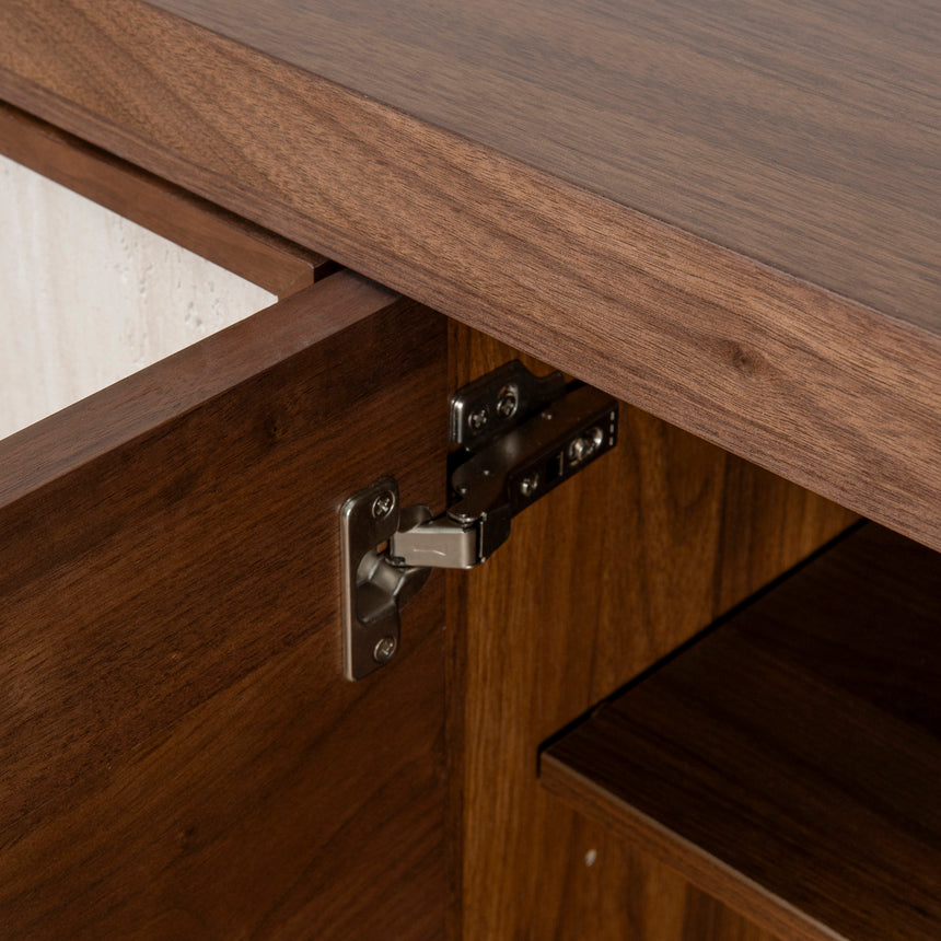 Beige Door Sideboard Unit - Walnut - View 14
