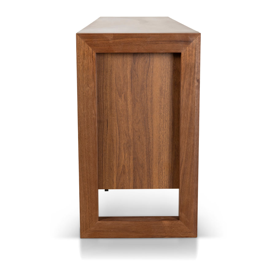 Beige Door Sideboard Unit - Walnut - View 7