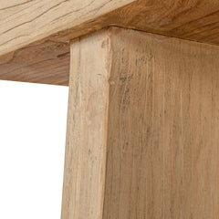 CDT8649-NA 1.52m Elm Console Table - Natural
