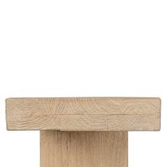 CDT8649-NA 1.52m Elm Console Table - Natural