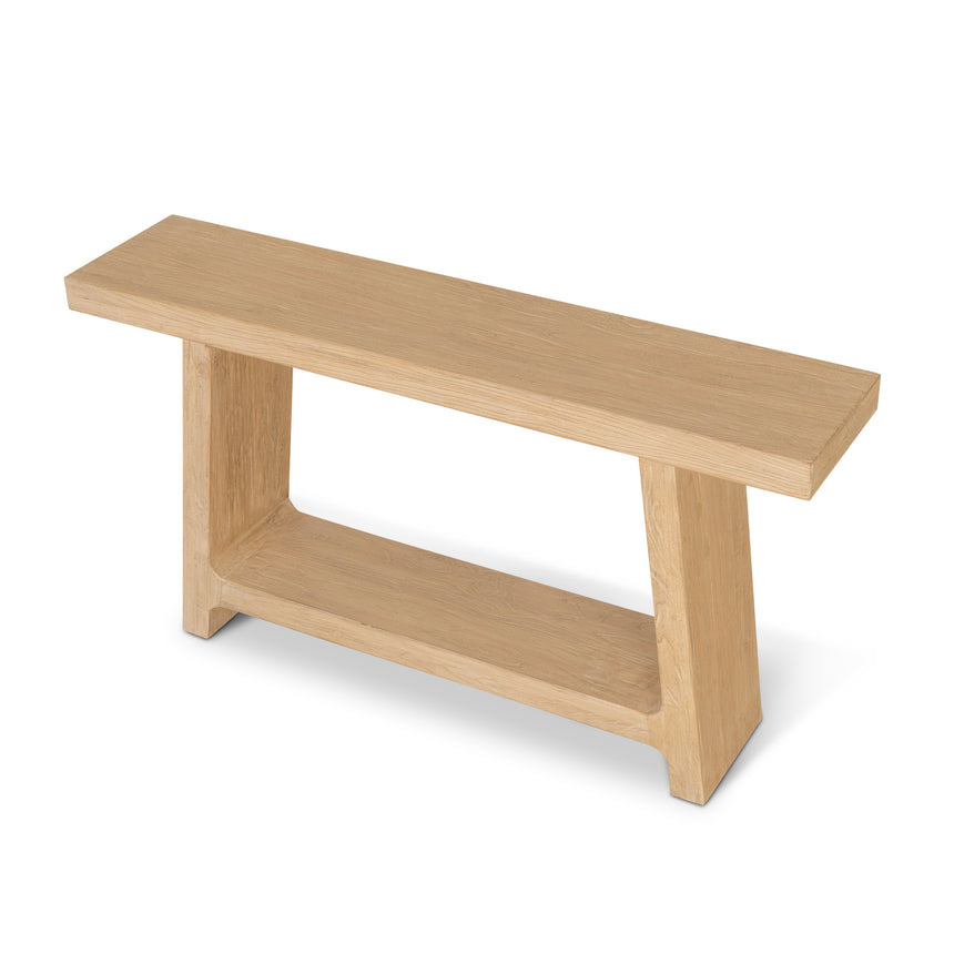 1.52m Elm Console Table - Natural - View 3