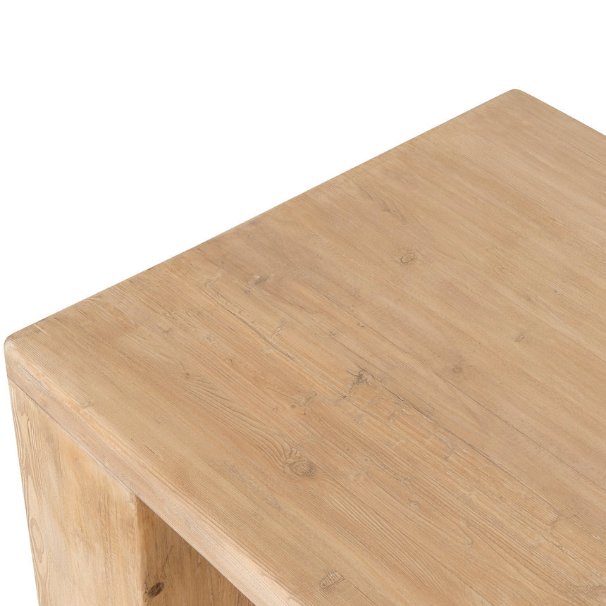 2.44m Elm Dining Table - Natural - View 12