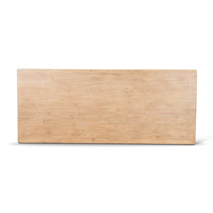 2.44m Elm Dining Table - Natural - View 16