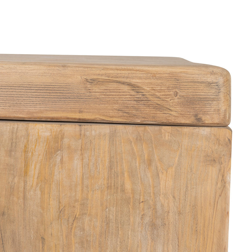 2.44m Elm Dining Table - Natural - View 7