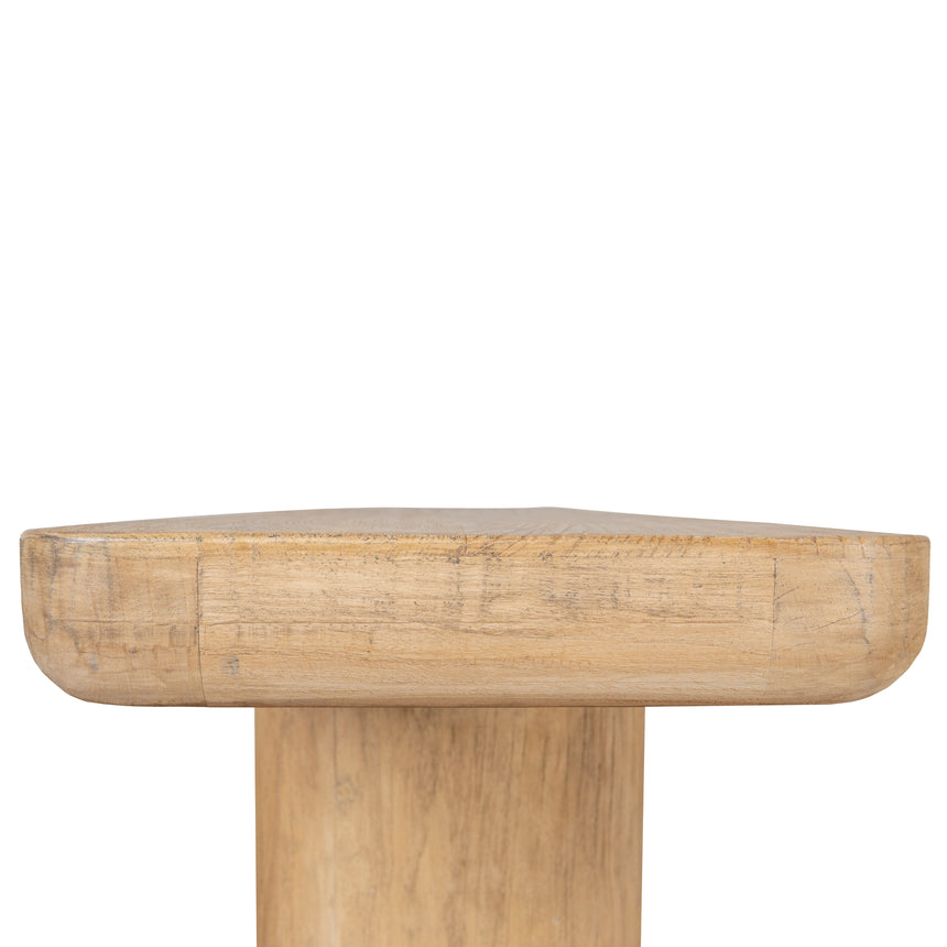 1.8m Elm Console Table - Natural - View 7