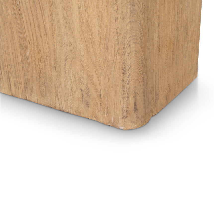 1.8m Elm Console Table - Natural - View 9