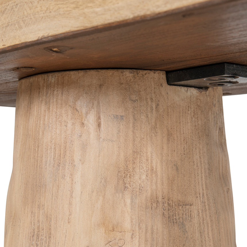 1.83m Elm Console Table - Natural - View 13