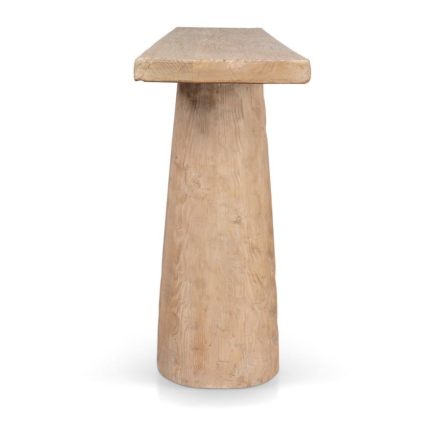 1.83m Elm Console Table - Natural - View 4