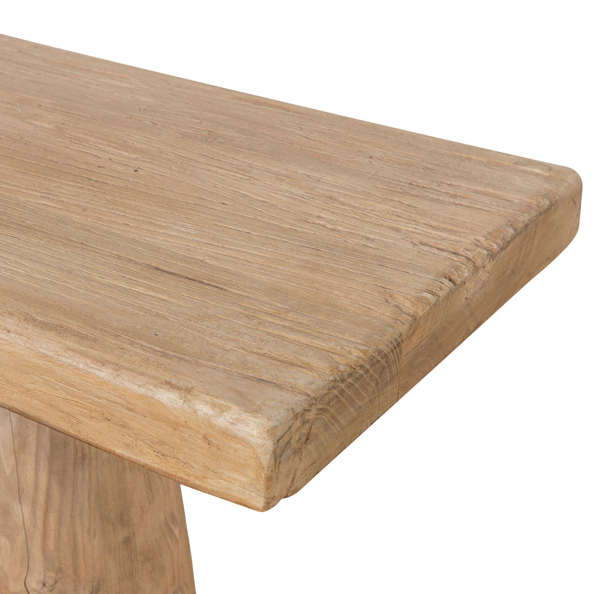 1.83m Elm Console Table - Natural - View 5