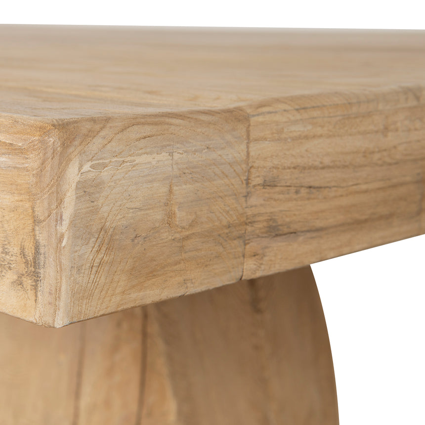 2.8m Elm Dining Table - Natural - View 8