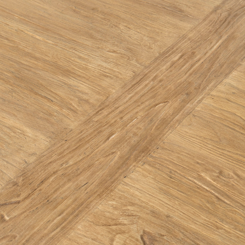 2.44m Elm Dining Table - Natural - View 12