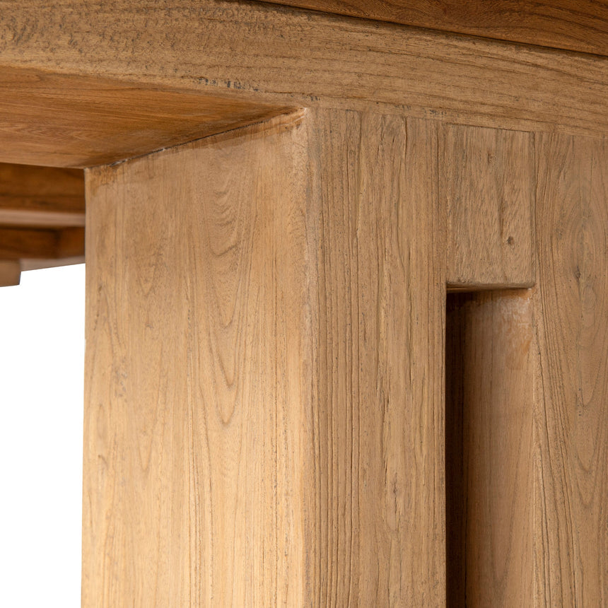 3m Elm Dining Table - Natural - View 12