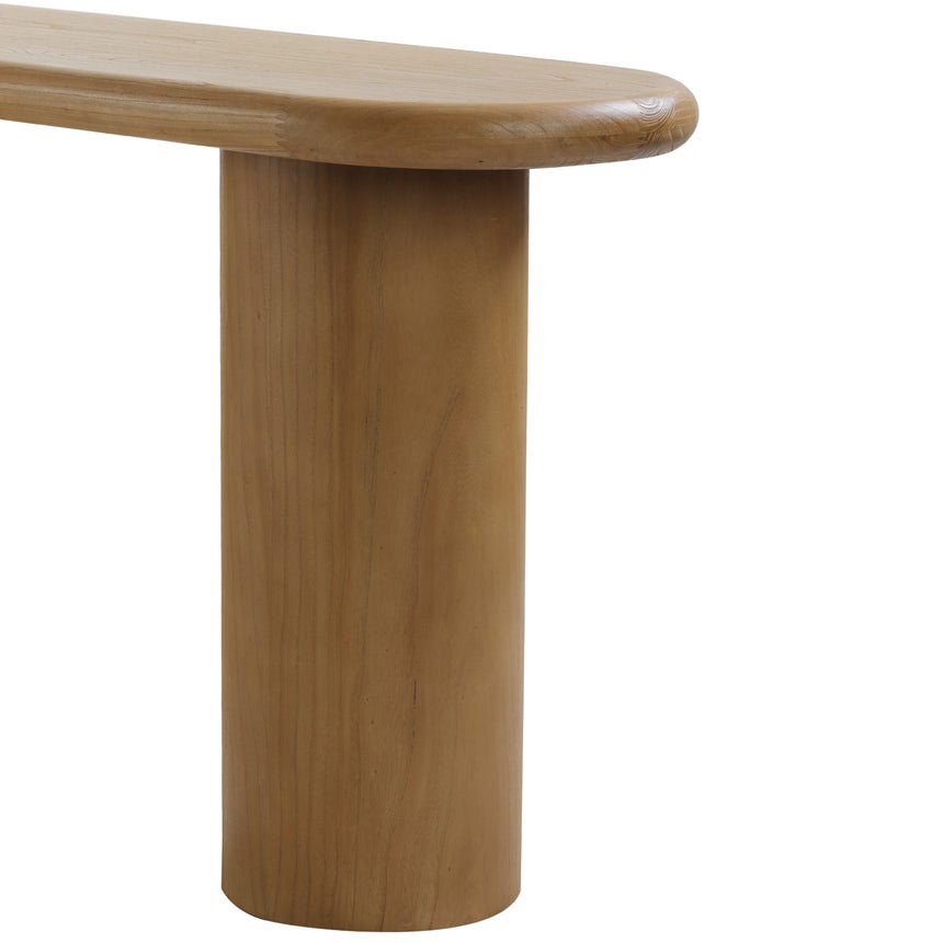 1.52m New Elm Console Table - Natural - View 4