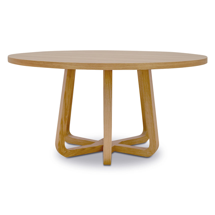 1.5m Round Dining Table - Natural - View 2
