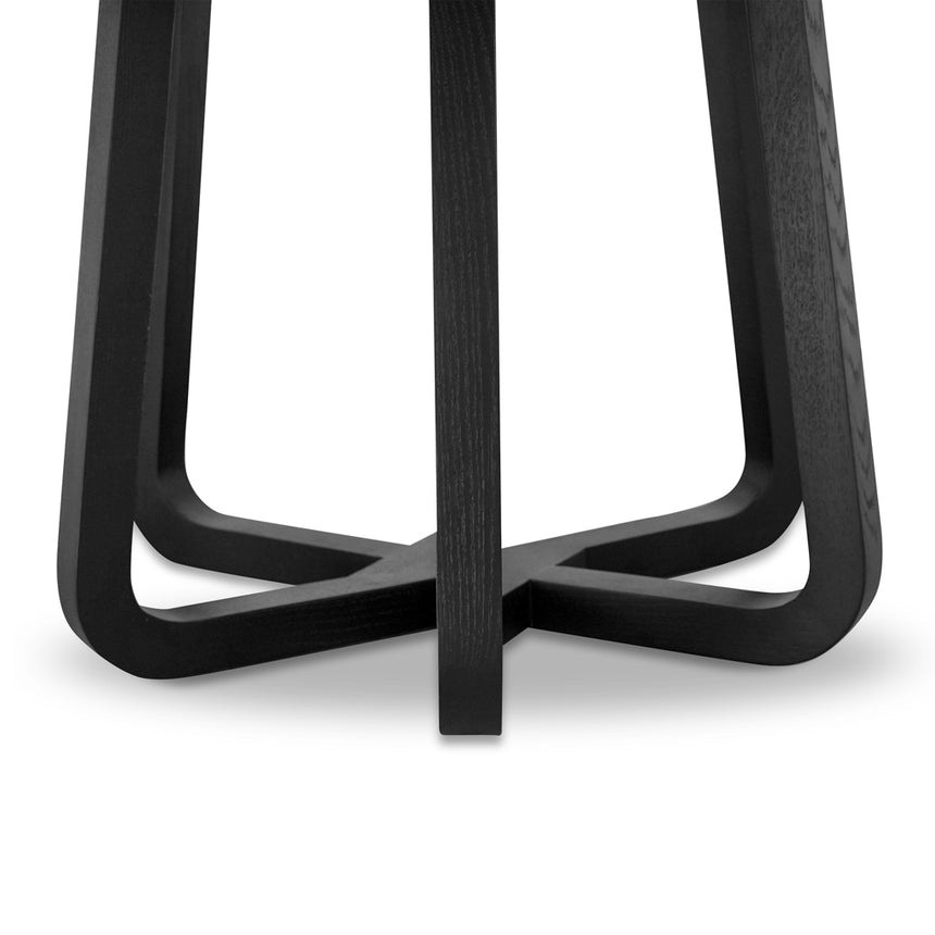 1.5m Round Dining Table - Full Black - View 6