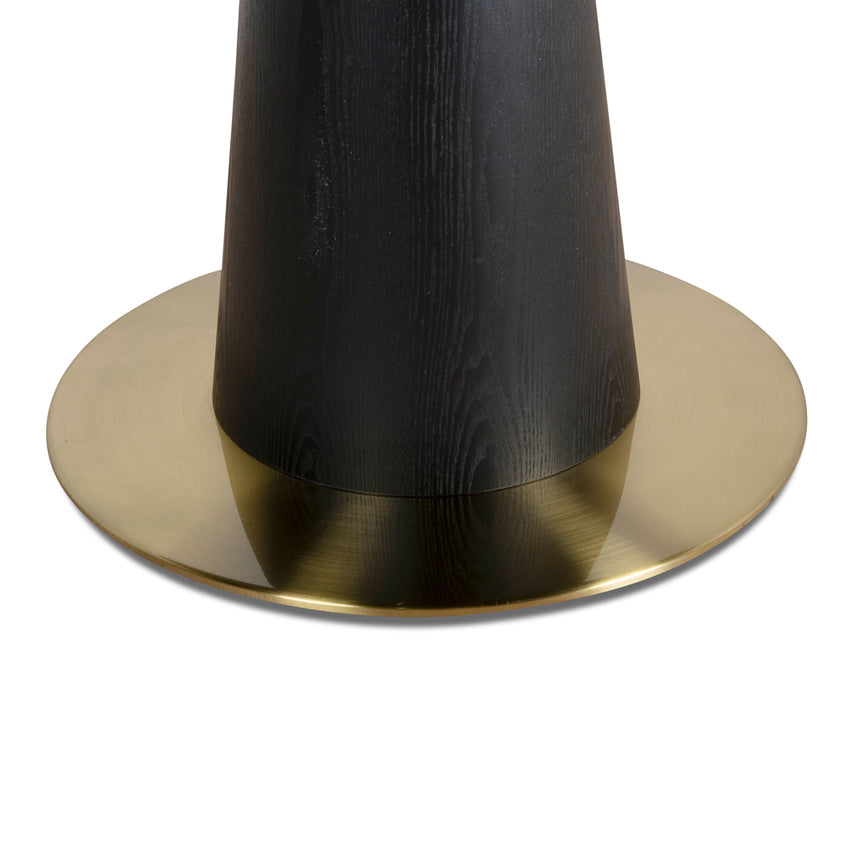 1.2m Round Dining Table - Full Black - View 5