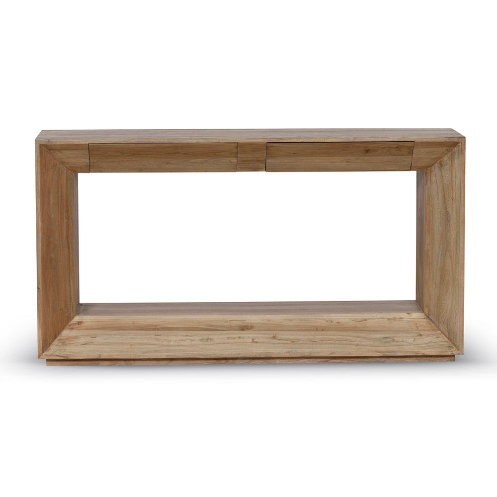 1.5m Console Table - Natural - View 2