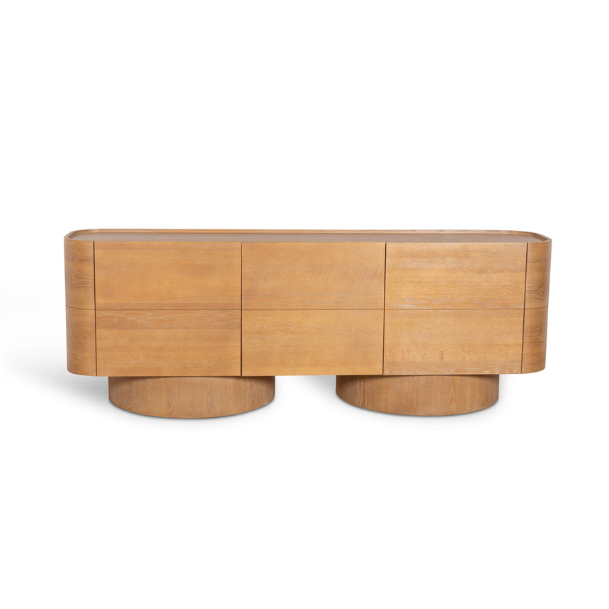 2.2m Buffet Unit - Dusty Oak - View 4