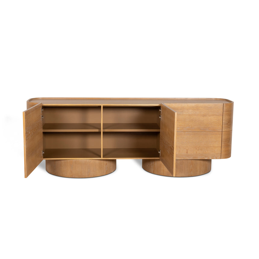 2.2m Buffet Unit - Dusty Oak - View 5