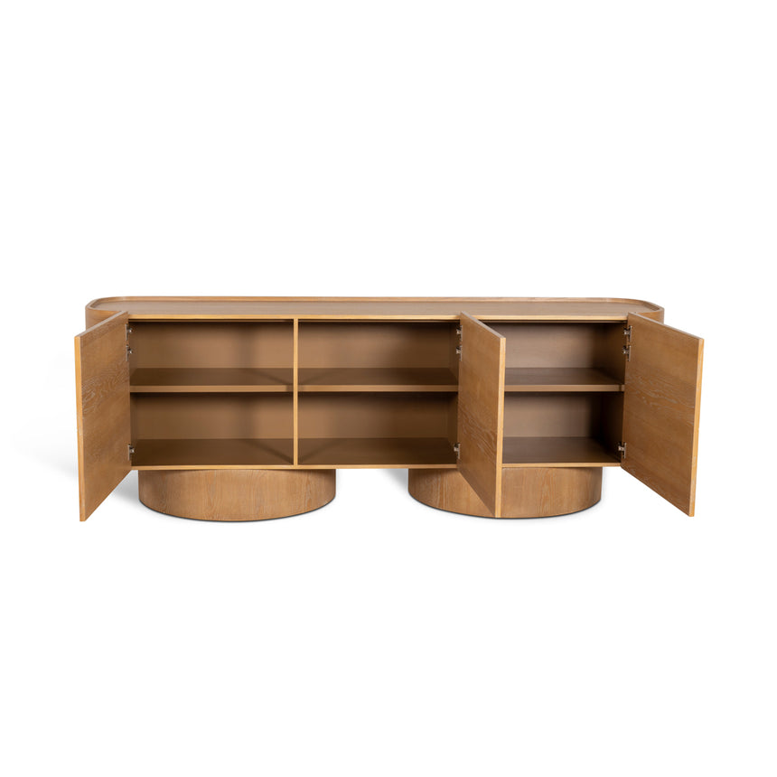 2.2m Buffet Unit - Dusty Oak - View 6