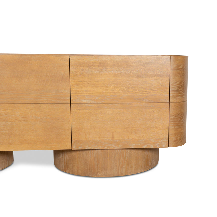 2.2m Buffet Unit - Dusty Oak - View 12
