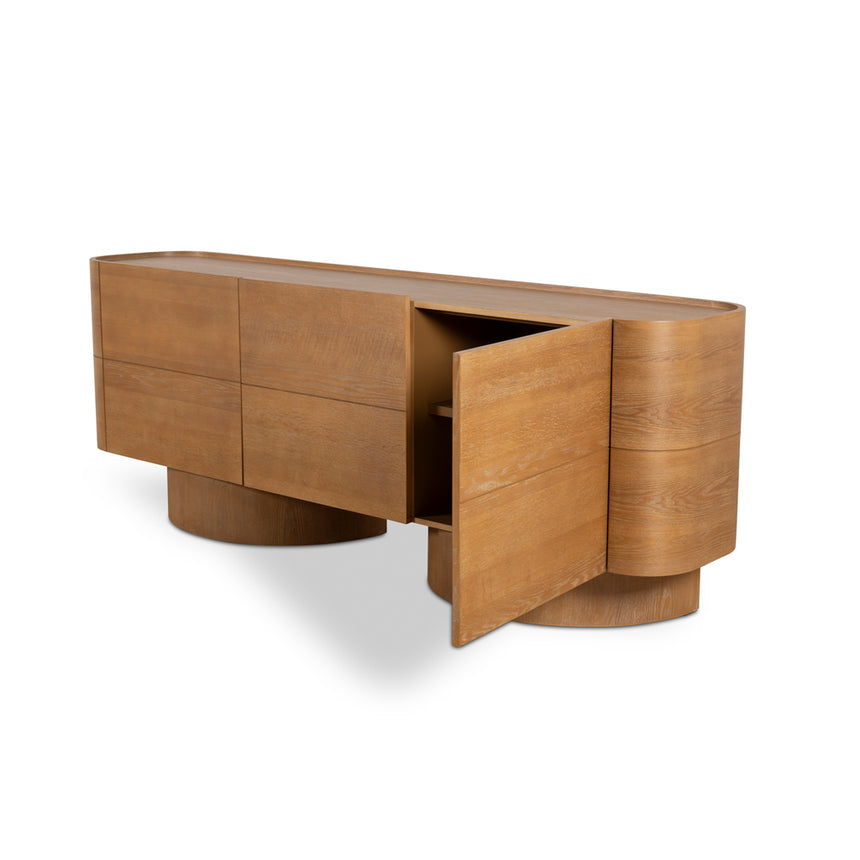 2.2m Buffet Unit - Dusty Oak - View 8