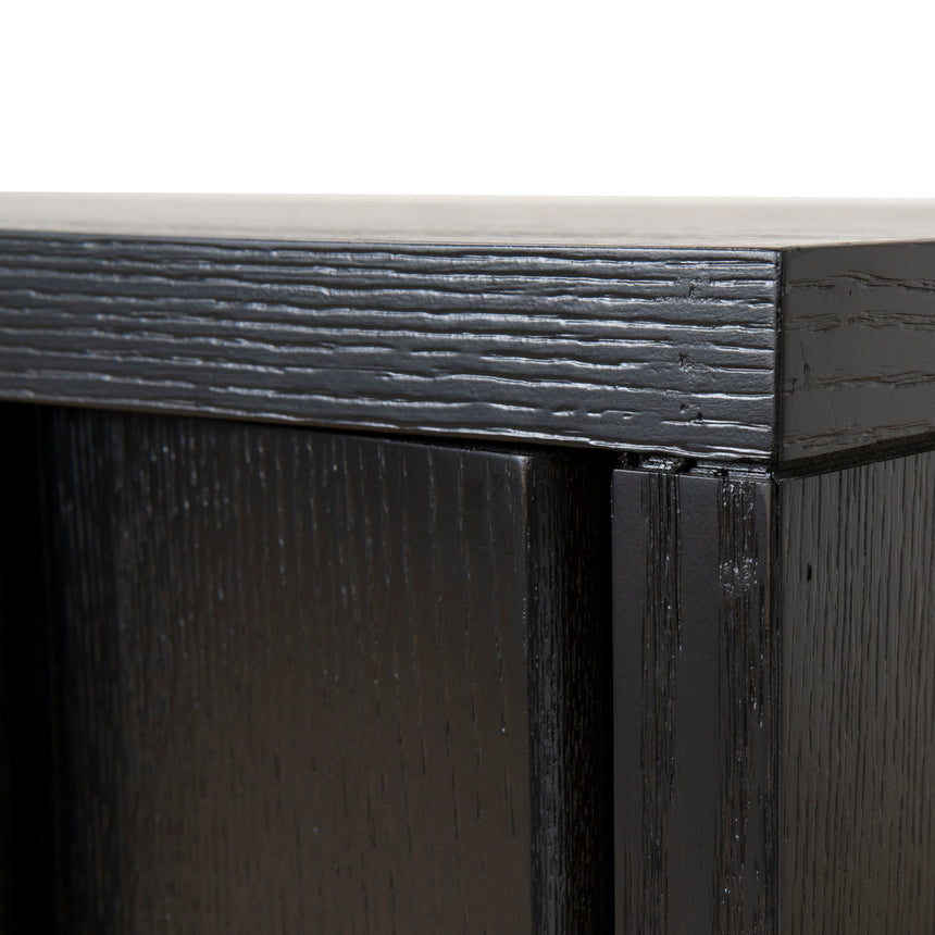 2m Buffet Unit - Textured Espresso Black - View 14