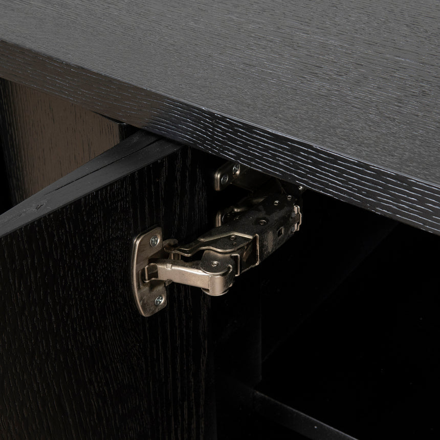 2m Buffet Unit - Textured Espresso Black - View 16