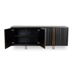 CDT8695-VA 2m Buffet Unit - Textured Espresso Black