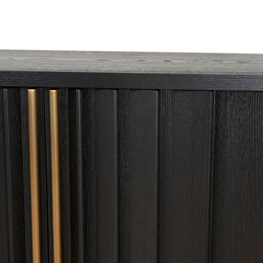 2m Buffet Unit - Textured Espresso Black - View 7