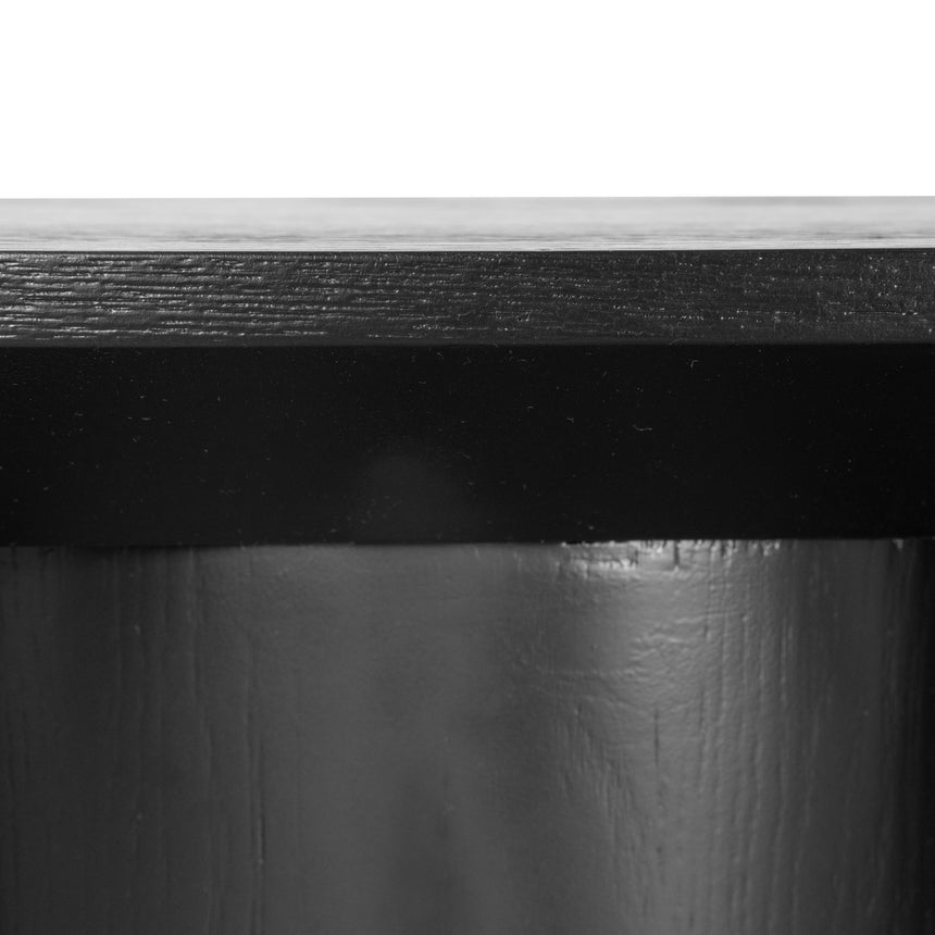 1.5m Console Table - Textured Espresso Black - View 12