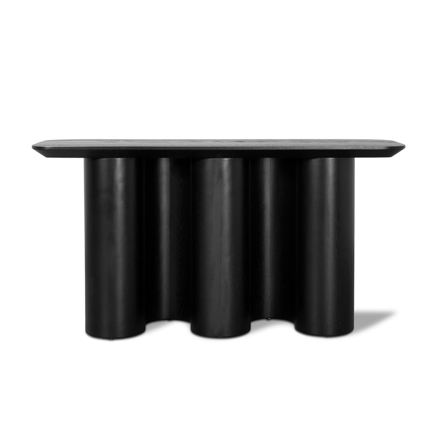 1.5m Console Table - Textured Espresso Black - View 2