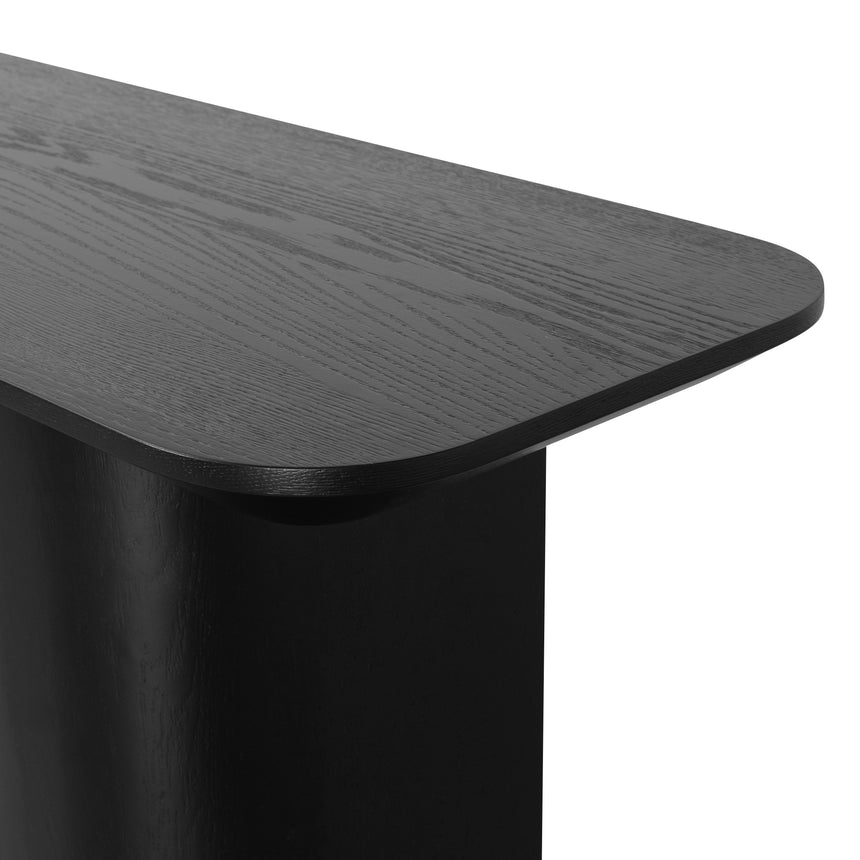 1.5m Console Table - Textured Espresso Black - View 6