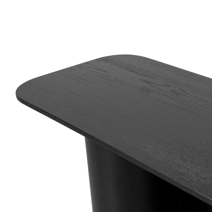 1.5m Console Table - Textured Espresso Black - View 7