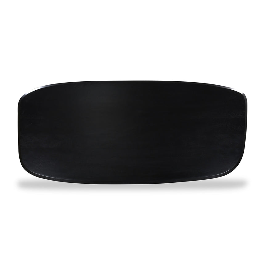 2.2m Dining Table - Full Black - View 9