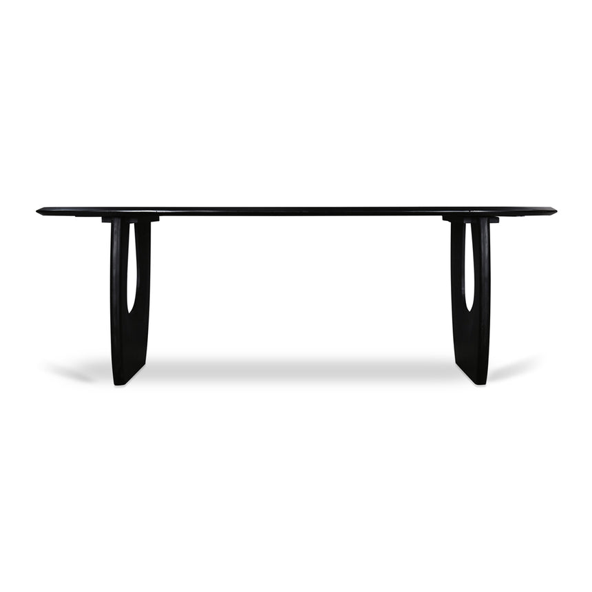 2.2m Dining Table - Full Black - View 4