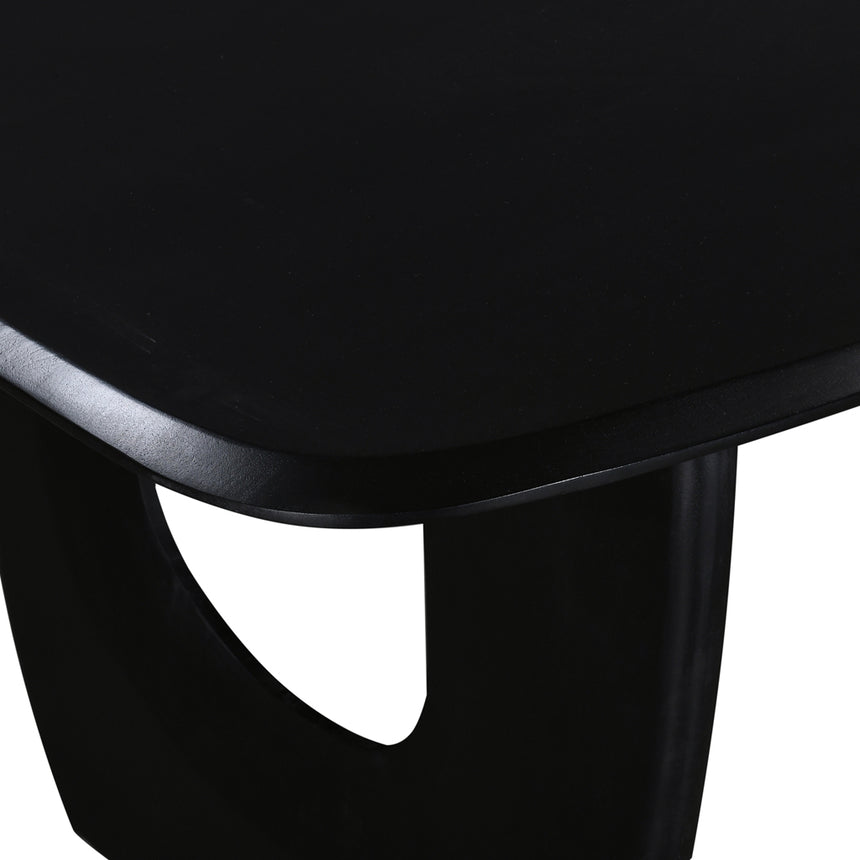 2.2m Dining Table - Full Black - View 10