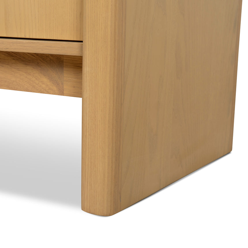 2.1m Travertine Top Sideboard Unit - Creme Ash - View 19