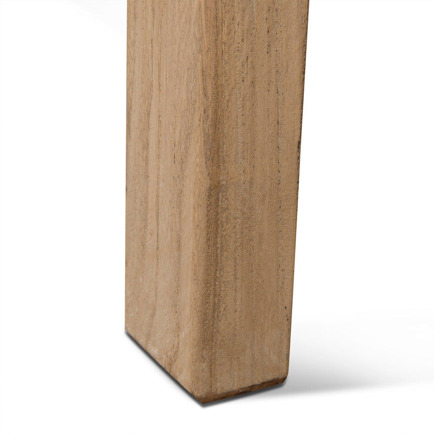1.8m Elm Console Table - Natural - View 9