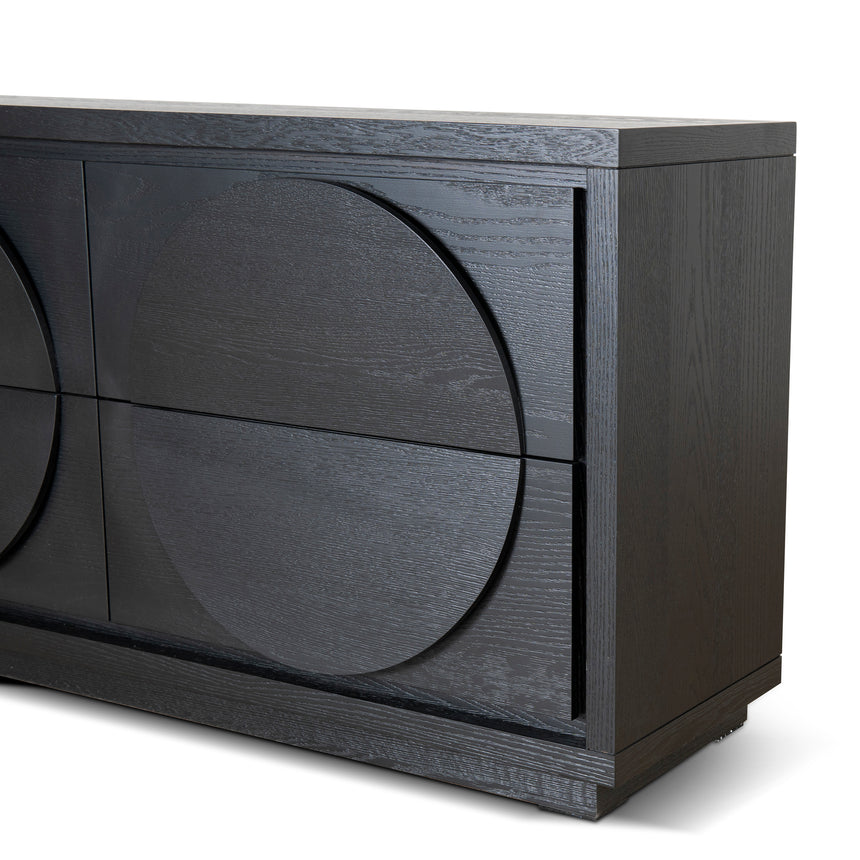 1.6m Dressing Unit - Textured Espresso Black - View 8