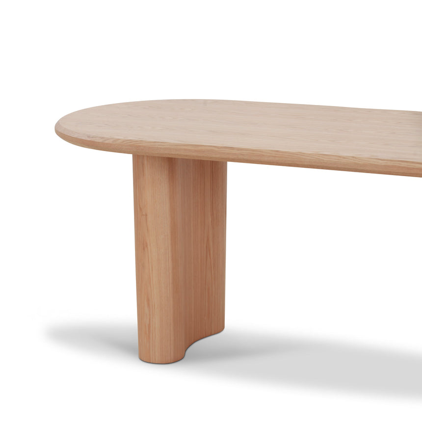 1.8m Oval Dining Table - Natural - View 6